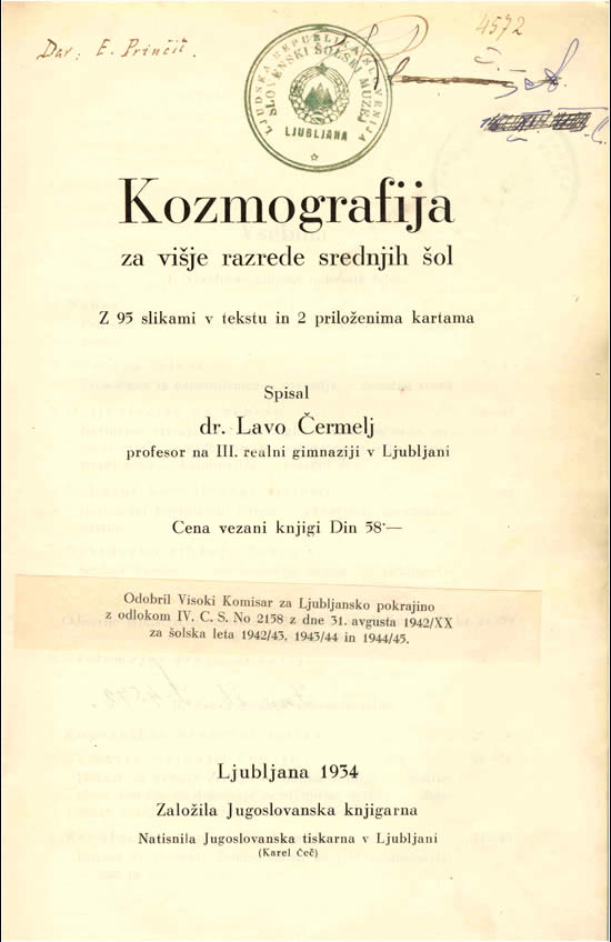Astronomska literatura v slovenini