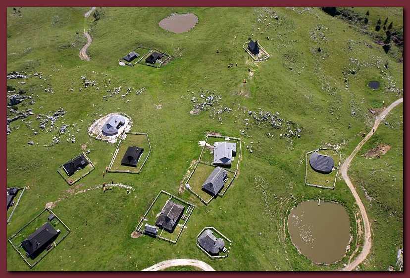 Zemljevid Velike planine