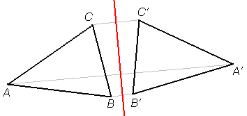 Zrcaljenje čez premico