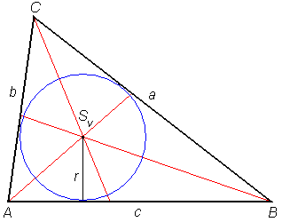 Središče včrtane krožnice