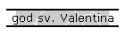 god sv. Valentina