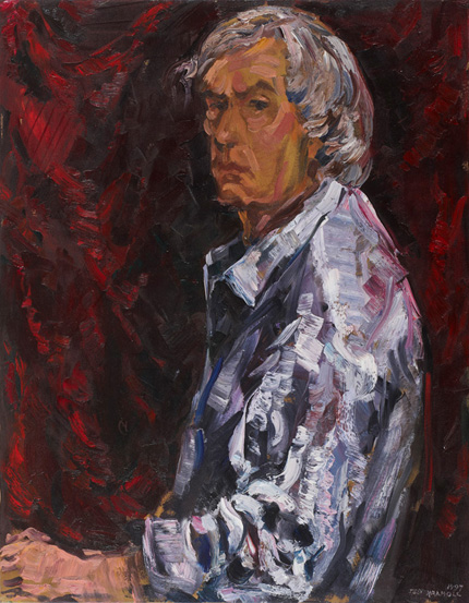 Ted Kramolc, Avtoportret, 1997, olje, platno, 61 x 51 cm