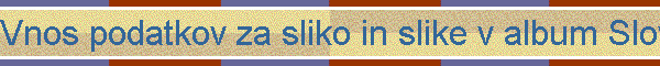 Vnos podatkov za sliko in slike v album Slovenskega izobra�evalnega omre�ja