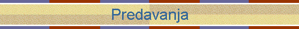 Predavanja