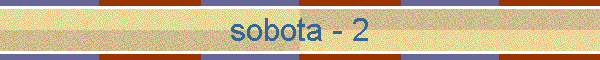 sobota - 2