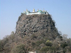 Tempelj Toddy Palm Tree na gori Mt. Popa