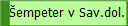 �empeter v Sav.dol.