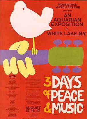 Plakat za festival Woodstock