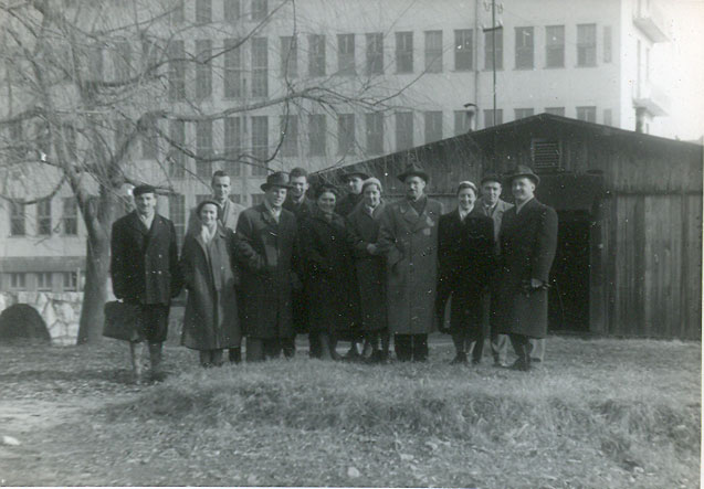 Baraka + osebje 31.12.1954