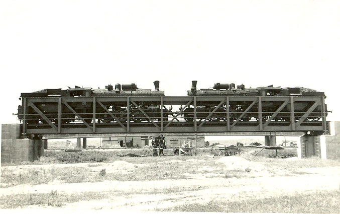 Obremenilna preizku�nja mostu pri Gajdobri v Vojvodini