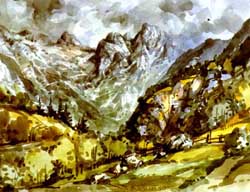 Trenta, akvarel, 40 x 60 cm