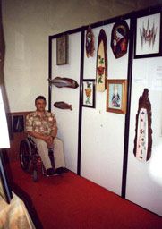 Umetnik Joe Tomai iz Pivke