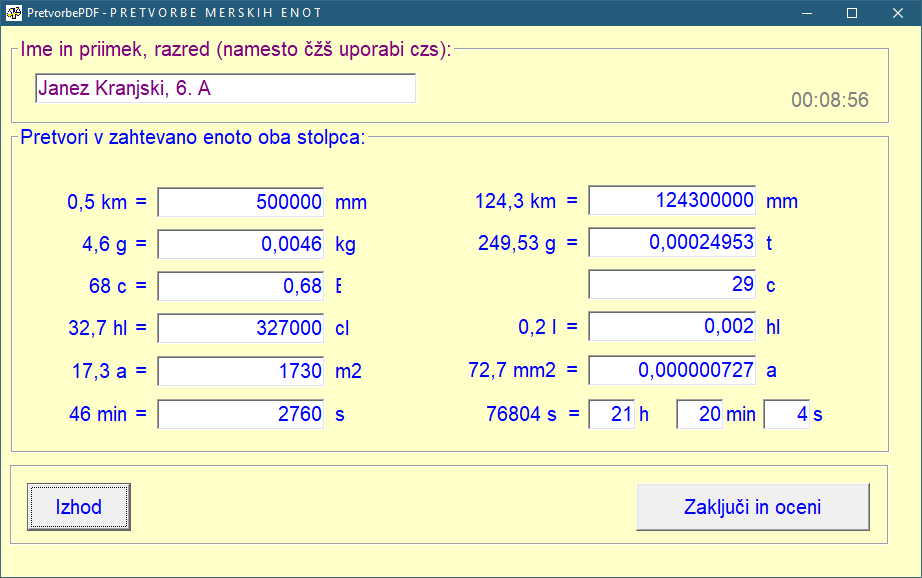 Program PretvorbePDF.