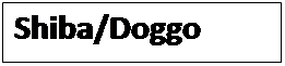 Polje z besedilom: Shiba/Doggo