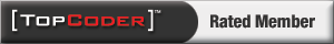 TopCoder Rated Member TopCoder Rated Member