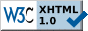 Valid XHTML 1.0! Valid XHTML 1.0!