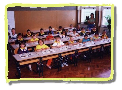 Pri�eli smo z u�enjem abecede...