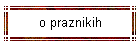 o praznikih