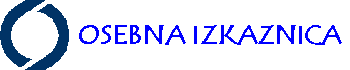 OSEBNA IZKAZNICA