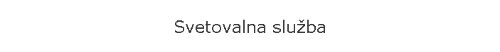 Svetovalna slu�ba