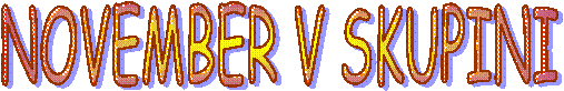 NOVEMBER V SKUPINI
