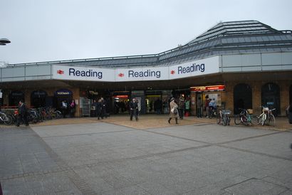 Prestop na drugi vlak v Readingu