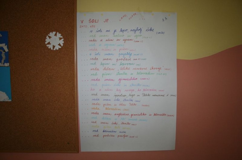 Naših prvih 100 šolskih dni