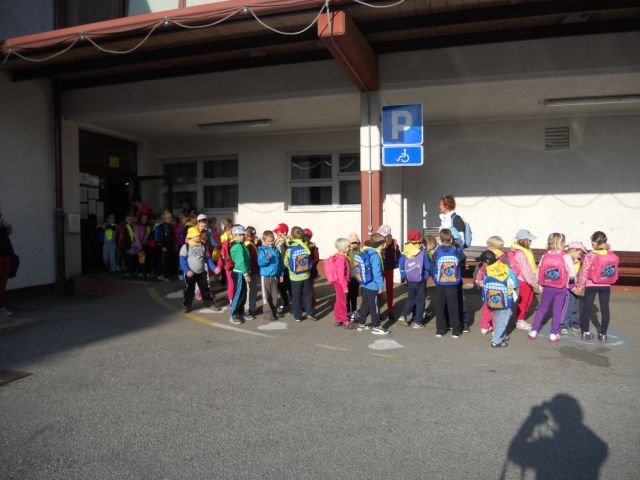 Prvošolčki na športnem dnevu