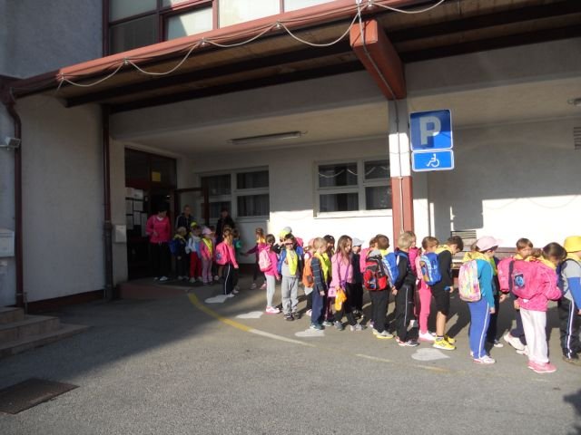 Prvošolčki na športnem dnevu