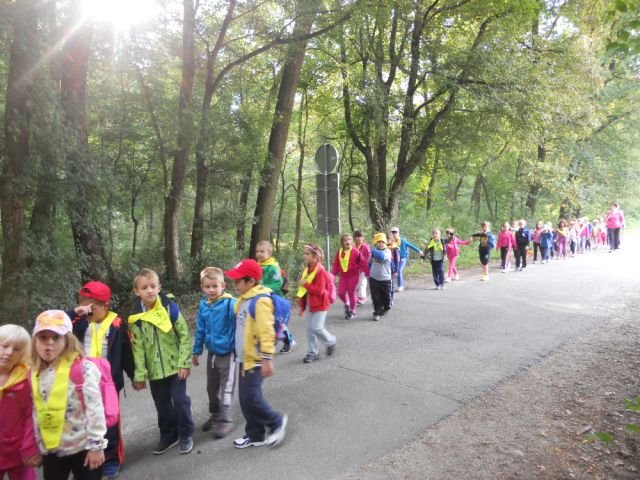 Prvošolčki na športnem dnevu