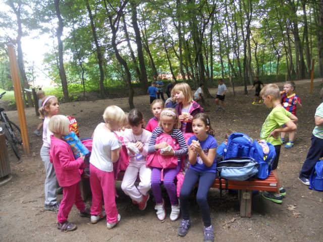 Prvošolčki na športnem dnevu