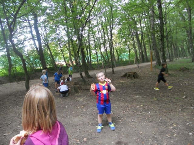 Prvošolčki na športnem dnevu