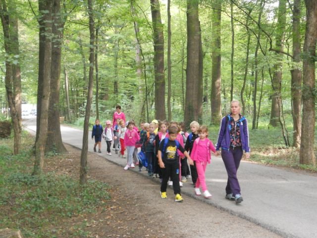 Prvošolčki na športnem dnevu