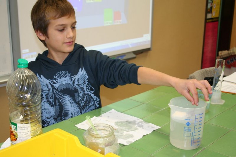 Bili smo v kemijski učilnici