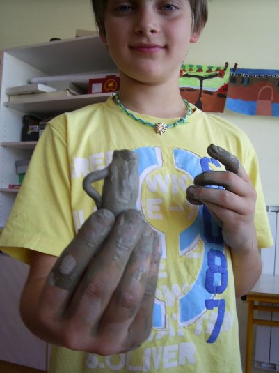 Lončarska delavnica v 4.a