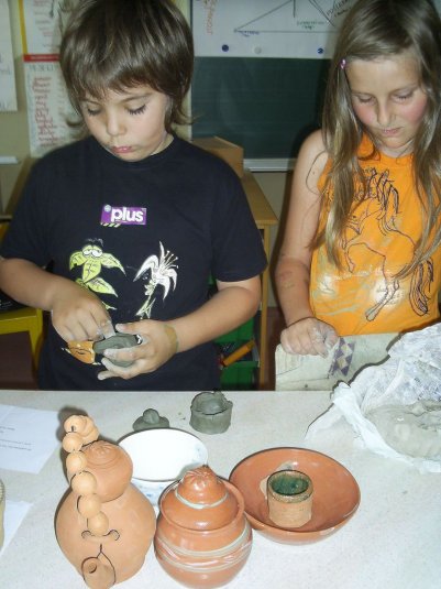 Lončarska delavnica v 4.a