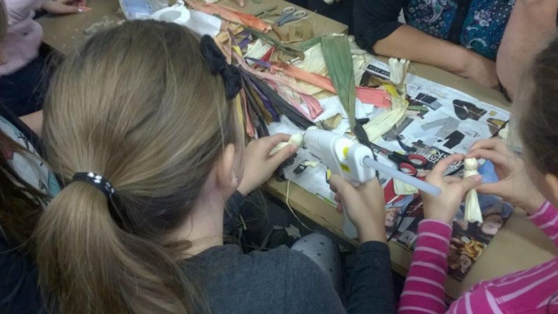 Izdelovali smo okraske iz ličja in slame