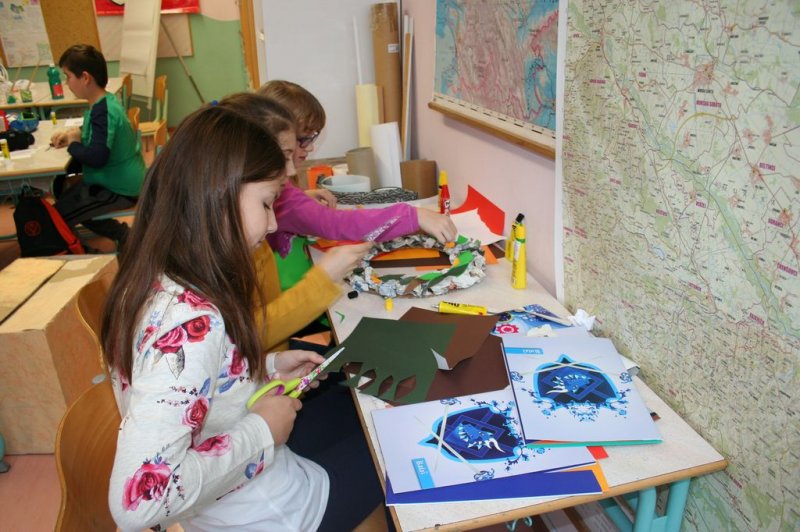 Novoletna okrasitev šole