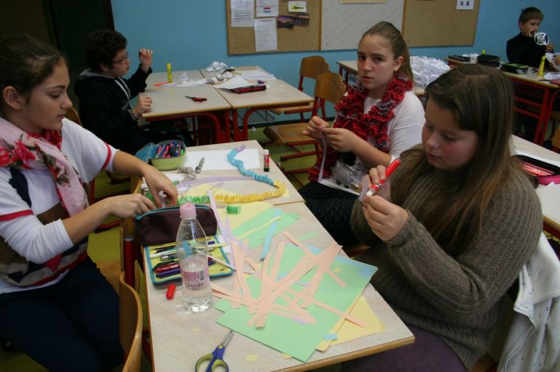 Novoletna okrasitev šole