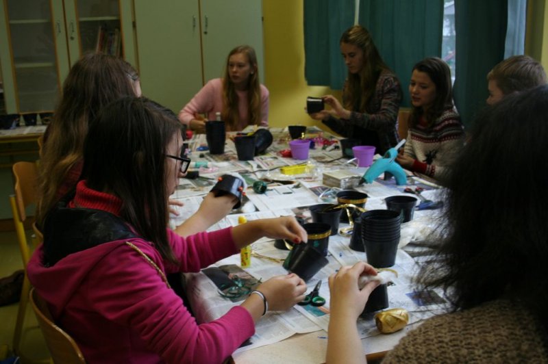 Novoletna okrasitev šole