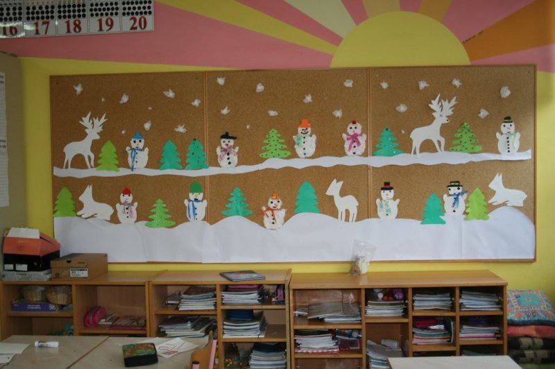 Novoletna okrasitev šole