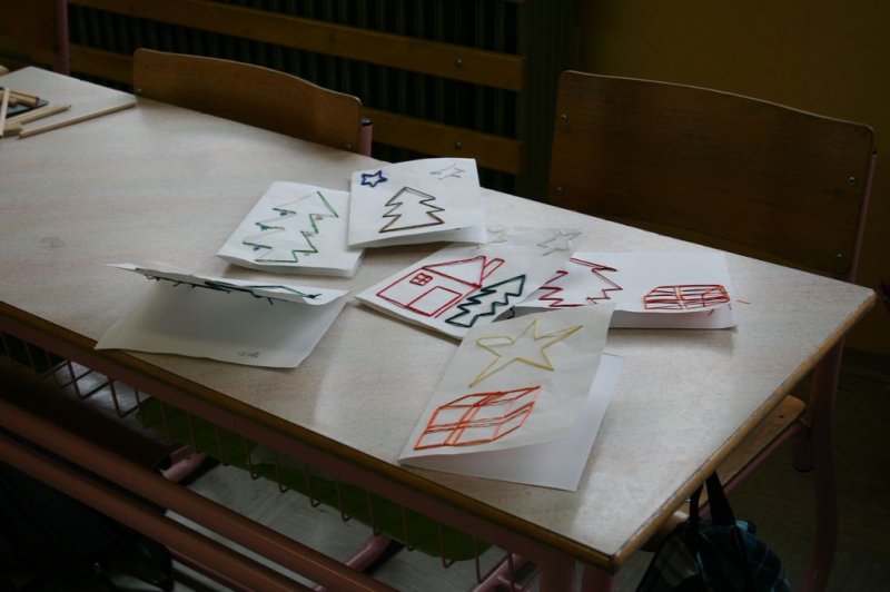 Novoletna okrasitev šole