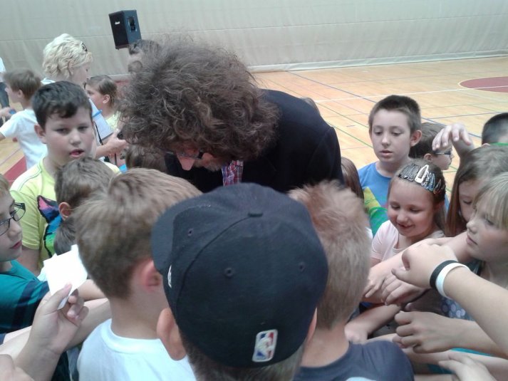 Zaključek bralne značke z Adijem Smolarjem