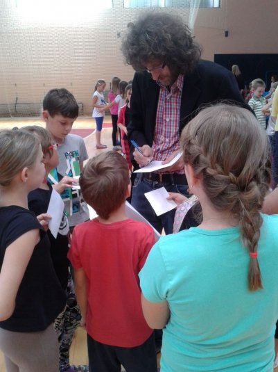 Zaključek bralne značke z Adijem Smolarjem