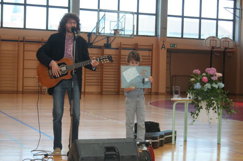 Zaključek bralne značke z Adijem Smolarjem