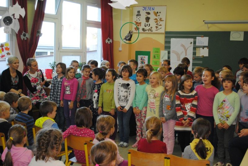 Svečani sprejem prvošolcev v skupnost učencev