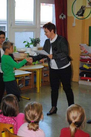 Svečani sprejem prvošolcev v skupnost učencev