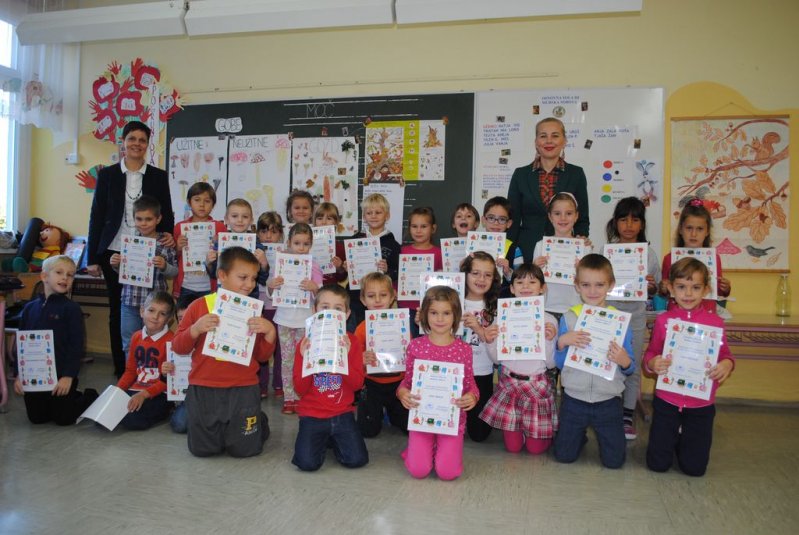 Svečani sprejem prvošolcev v skupnost učencev