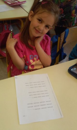 Vanja Lebar na obisku v 1.a