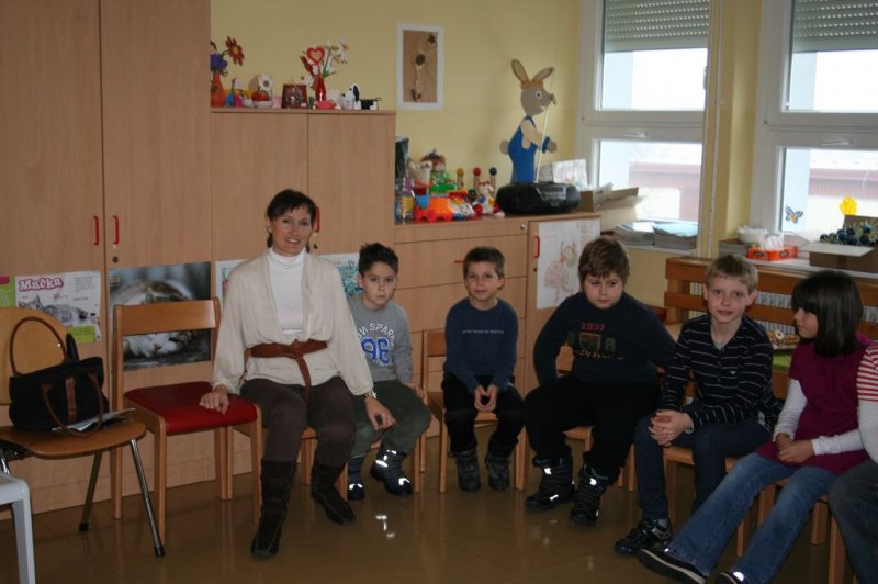 Dedek Mraz v bolnišničnem oddelku